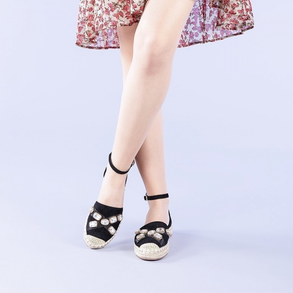 Raluca fekete női espadrille, 6 - Kalapod.hu